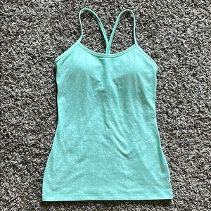 Lululemon Athletica Green Fitted Backless Camisole